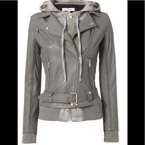 IRO Harper Camo Leather jacket